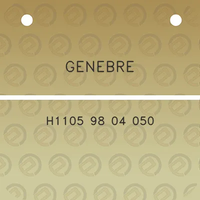 genebre-h1105-98-04-050