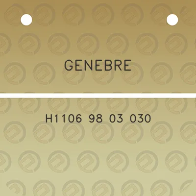 genebre-h1106-98-03-030