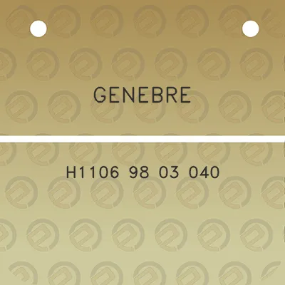 genebre-h1106-98-03-040