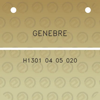 genebre-h1301-04-05-020