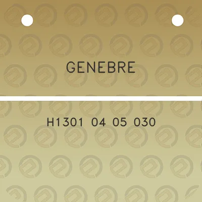 genebre-h1301-04-05-030