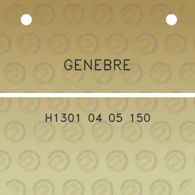 genebre-h1301-04-05-150