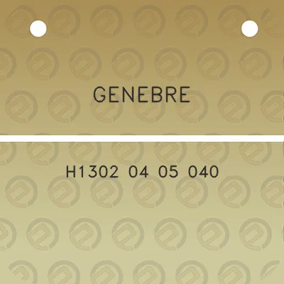 genebre-h1302-04-05-040