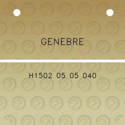 genebre-h1502-05-05-040