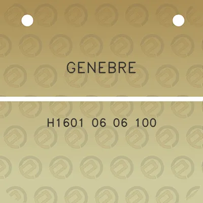 genebre-h1601-06-06-100