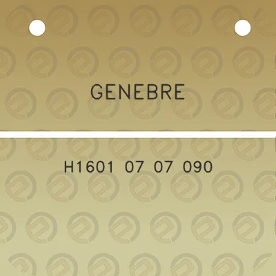 genebre-h1601-07-07-090