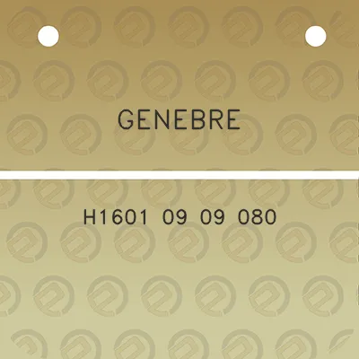 genebre-h1601-09-09-080