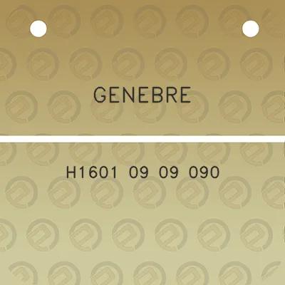 genebre-h1601-09-09-090