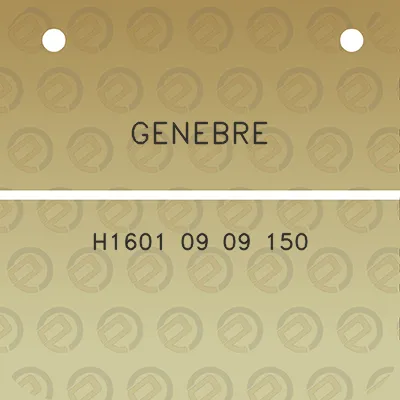 genebre-h1601-09-09-150