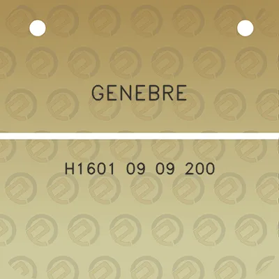 genebre-h1601-09-09-200