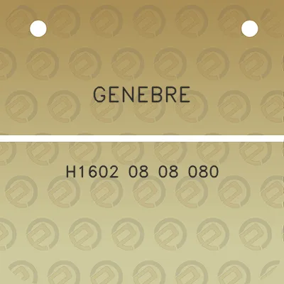 genebre-h1602-08-08-080