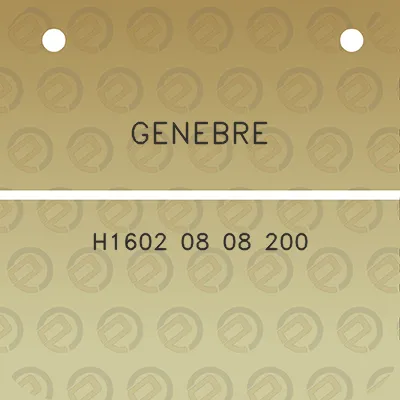 genebre-h1602-08-08-200