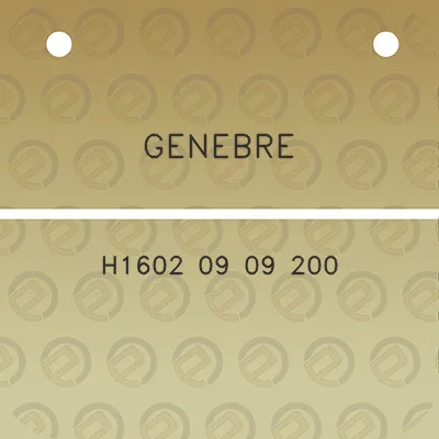 genebre-h1602-09-09-200