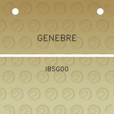 genebre-ibsg00