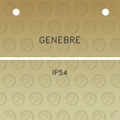 genebre-ip54