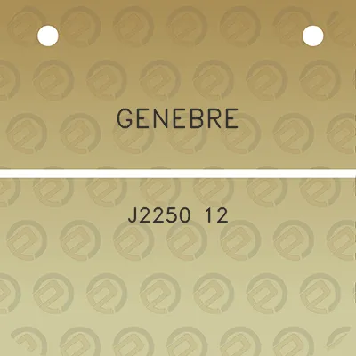 genebre-j2250-12