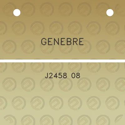 genebre-j2458-08