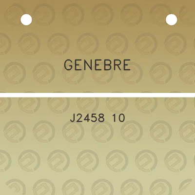 genebre-j2458-10