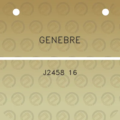 genebre-j2458-16