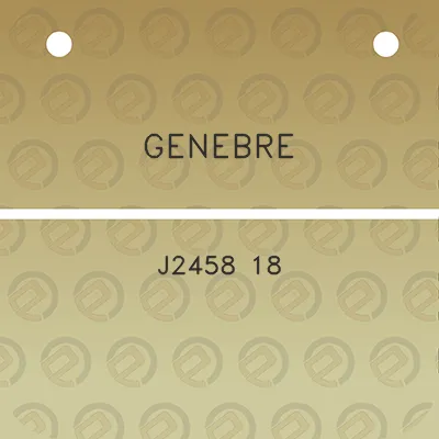 genebre-j2458-18