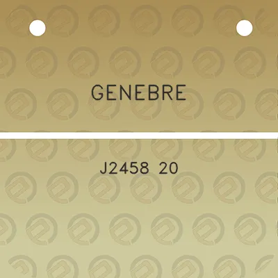 genebre-j2458-20