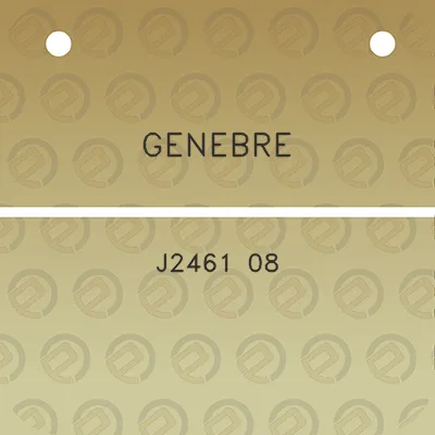 genebre-j2461-08