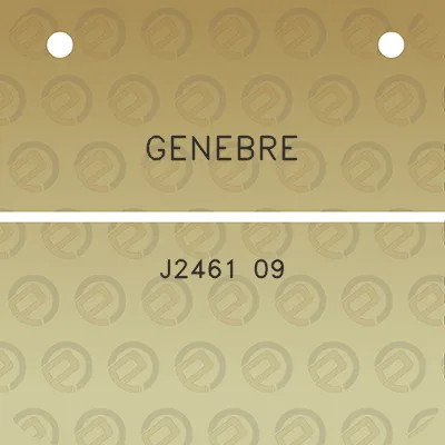 genebre-j2461-09