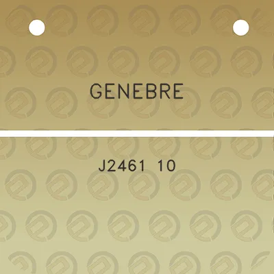 genebre-j2461-10