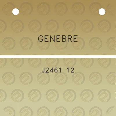 genebre-j2461-12