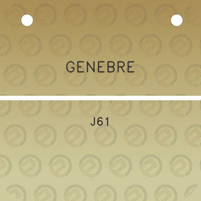 genebre-j61