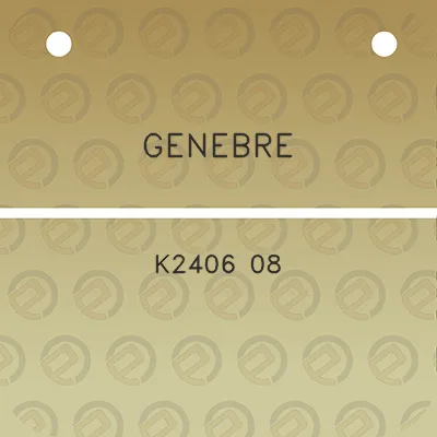 genebre-k2406-08