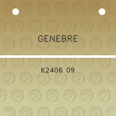 genebre-k2406-09