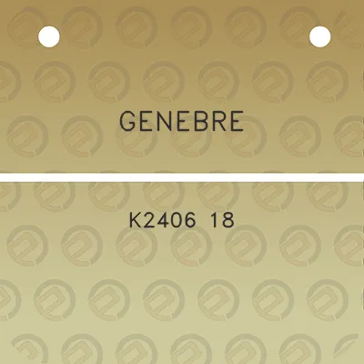 genebre-k2406-18