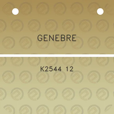 genebre-k2544-12