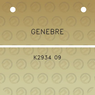 genebre-k2934-09