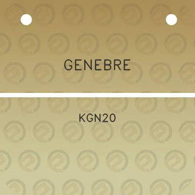 genebre-kgn20