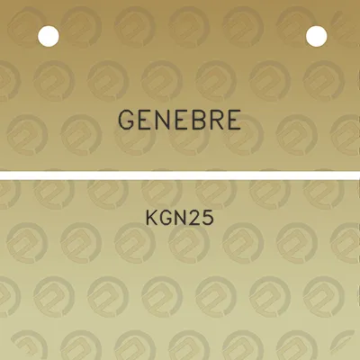 genebre-kgn25