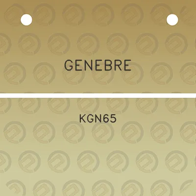 genebre-kgn65