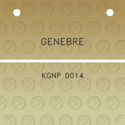 genebre-kgnp-0014