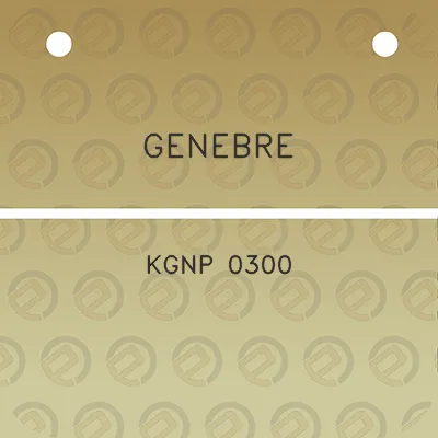 genebre-kgnp-0300