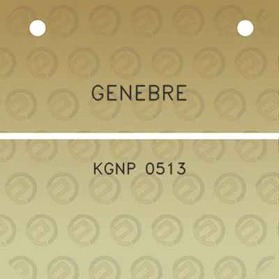 genebre-kgnp-0513