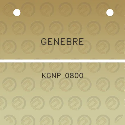 genebre-kgnp-0800