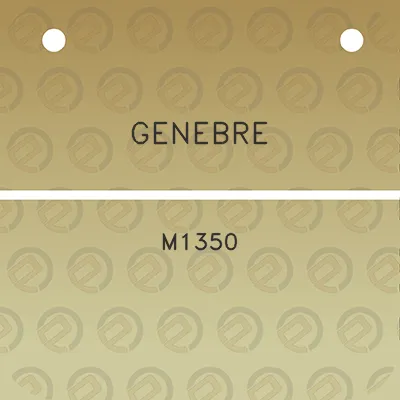 genebre-m1350