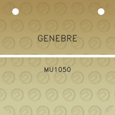 genebre-mu1050