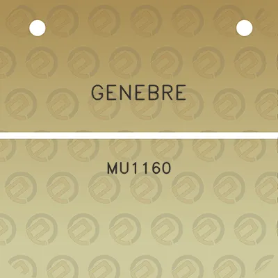 genebre-mu1160