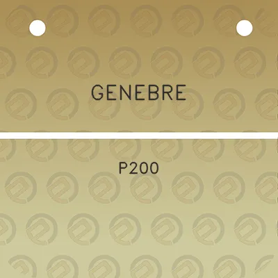 genebre-p200