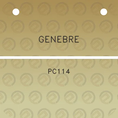 genebre-pc114