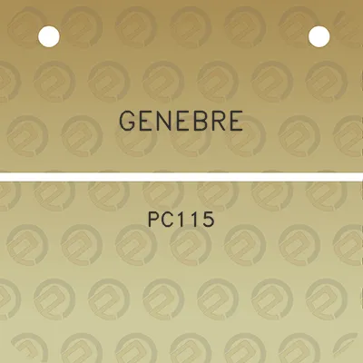 genebre-pc115