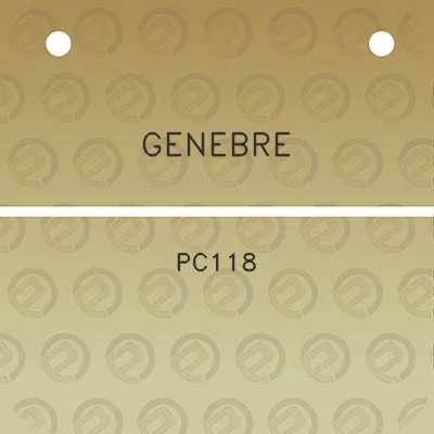 genebre-pc118