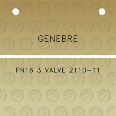 genebre-pn16-3-valve-2110-11